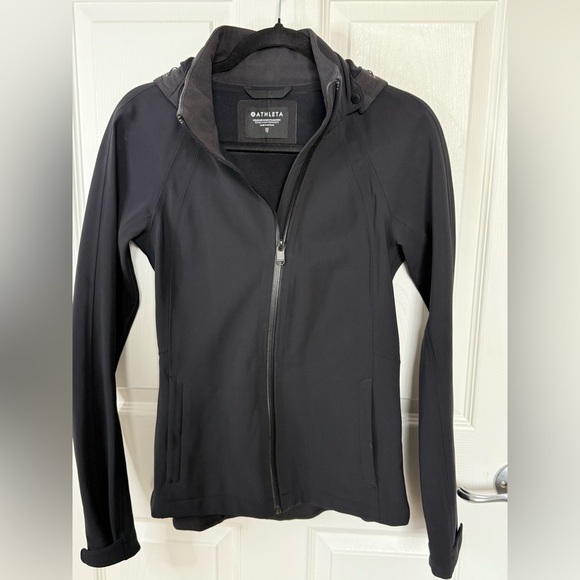 Athleta Glacier Soft-Shell Jacket XS Black - Picture 3 of 10